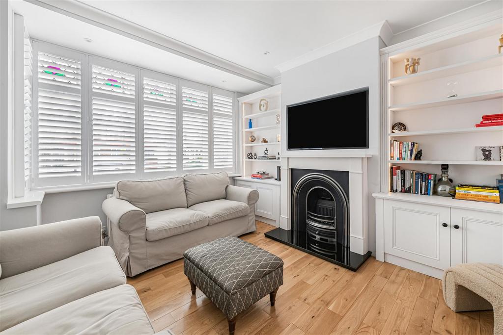 Living room, fireplace