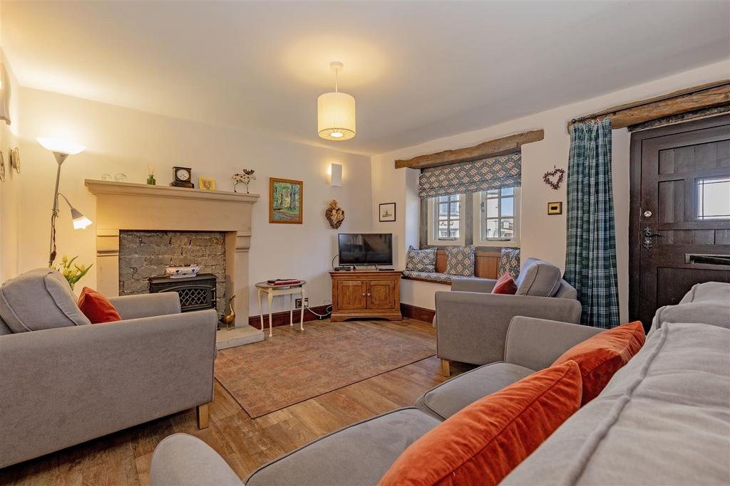 Living room, fireplace