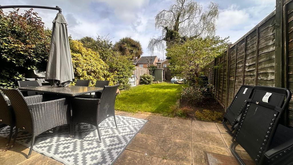 Patio view, garden