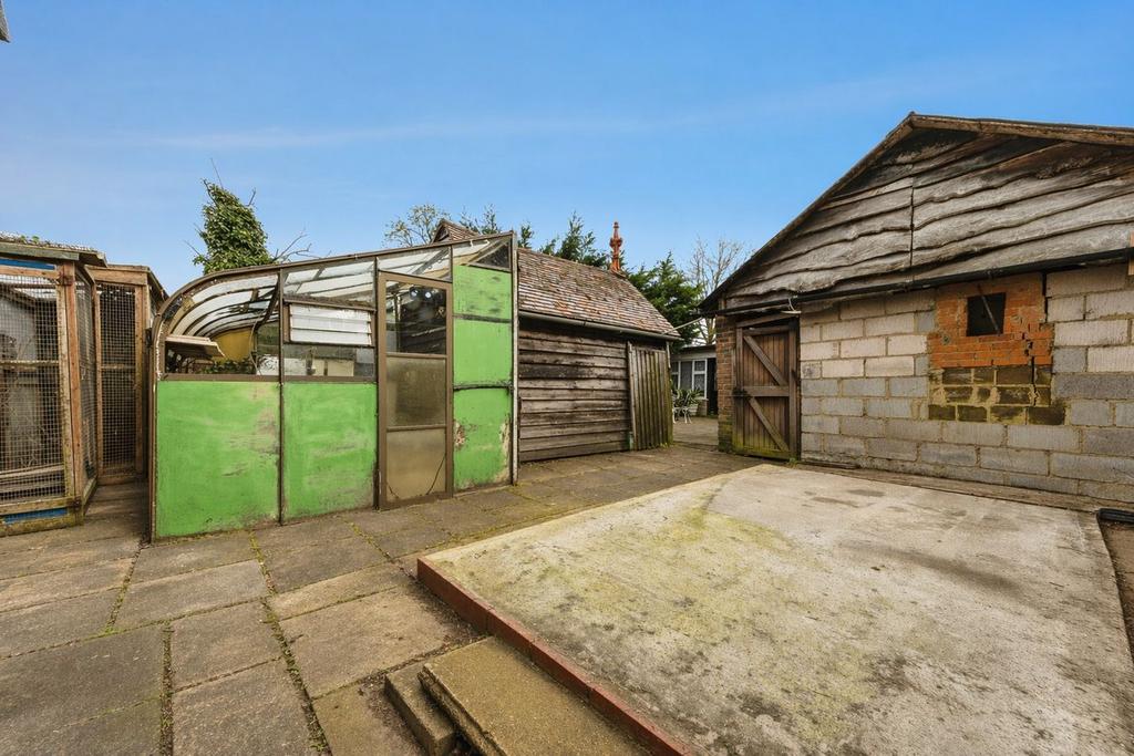 Outbuilding exterior, out buildings