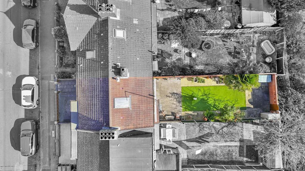 Aerial view, land