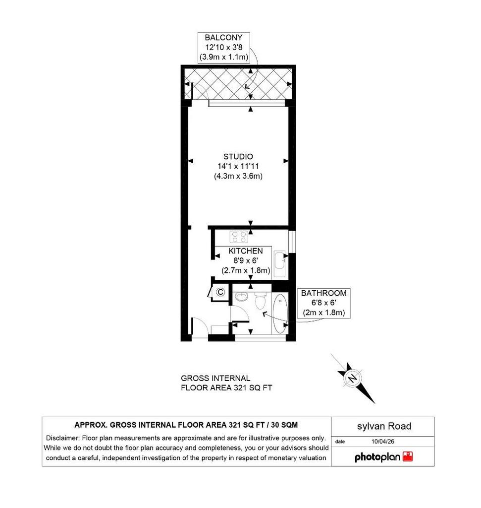 Studio apartment interior, studio