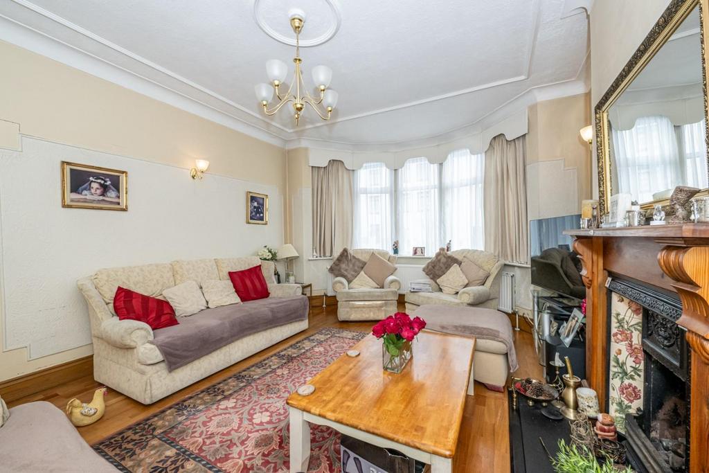Living room, fireplace