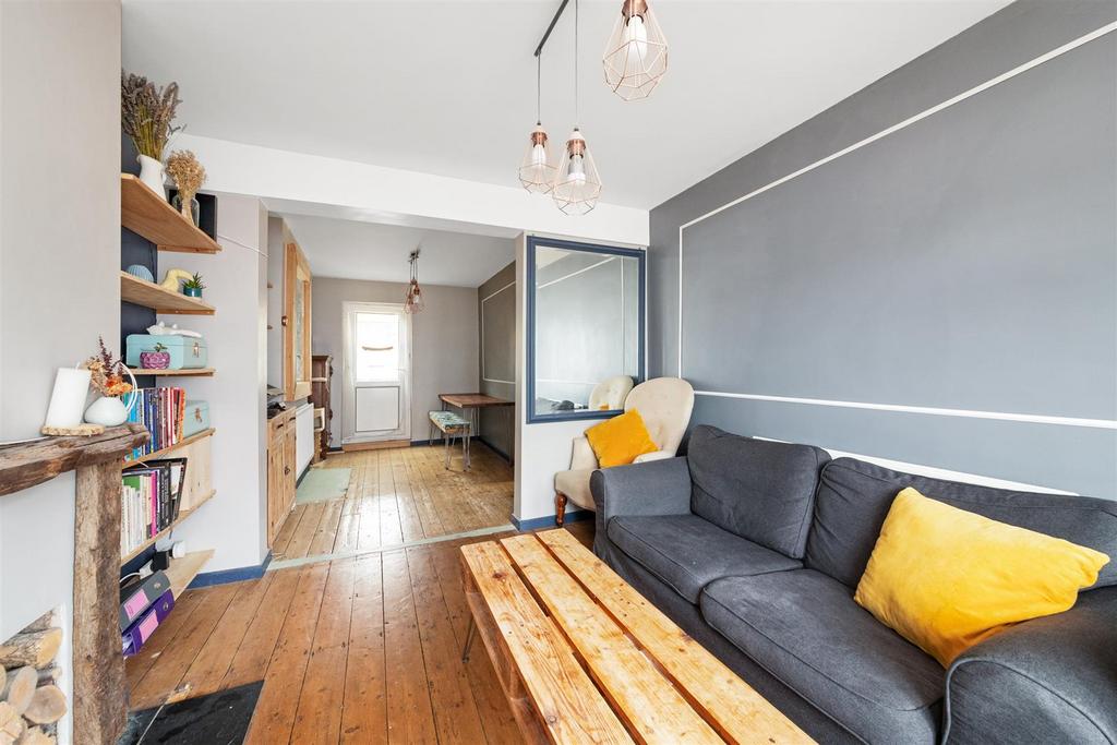Open-plan living area, open plan living