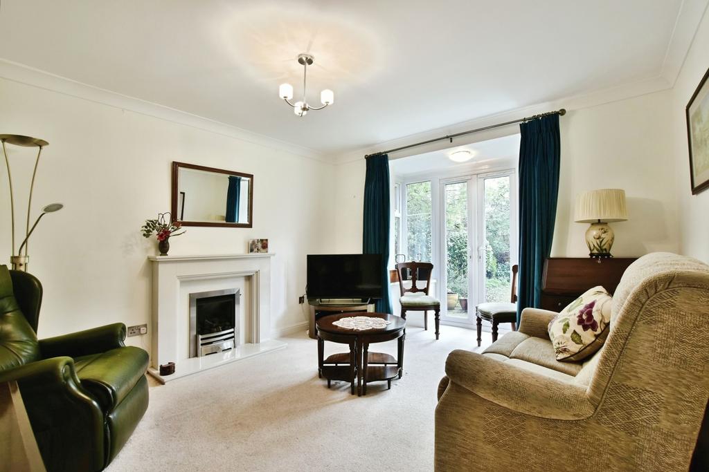 Living room, fireplace