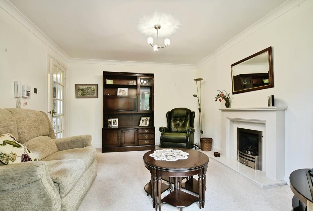 Living room, fireplace