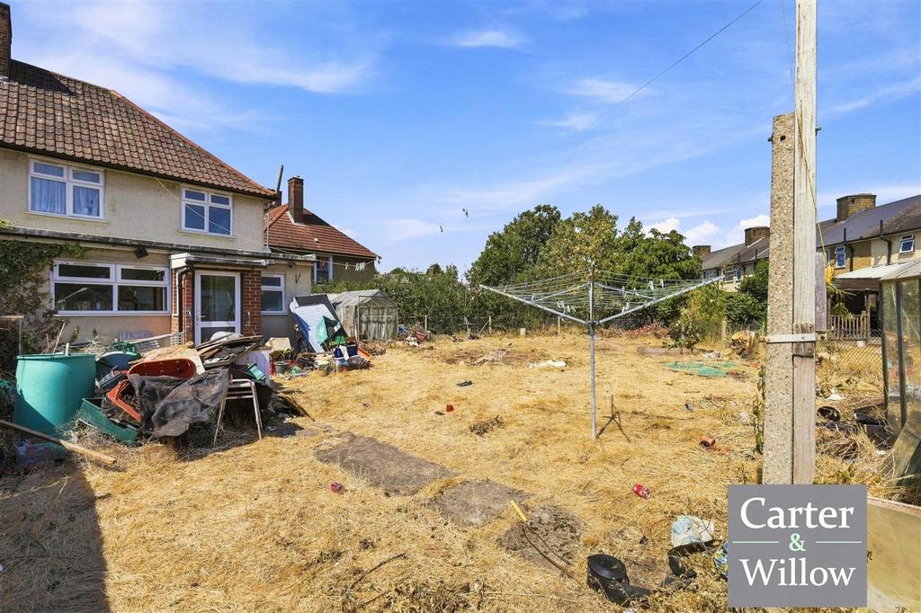 Private rear garden