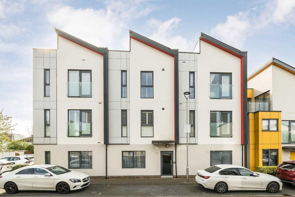 Apartment building facade, block of apartments