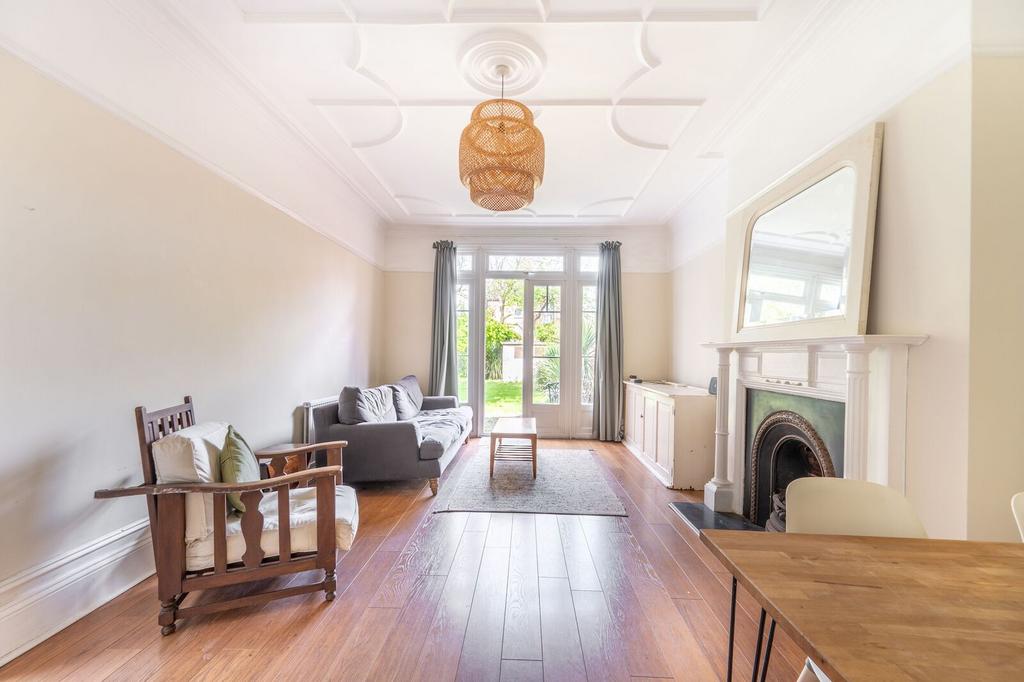 Living room, fireplace