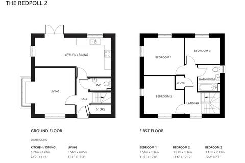 3 bedroom detached house to rent, Plot 39 The Redpoll, 8 Staunton Broadway , Barrowby Place, Grantham, Lincolnshire, NG31
