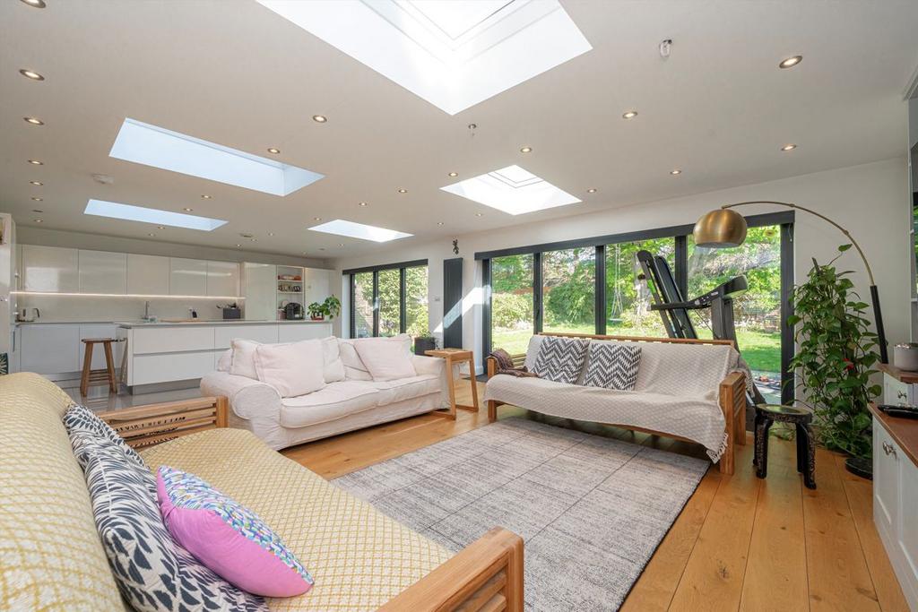 Open-plan living area, open plan living