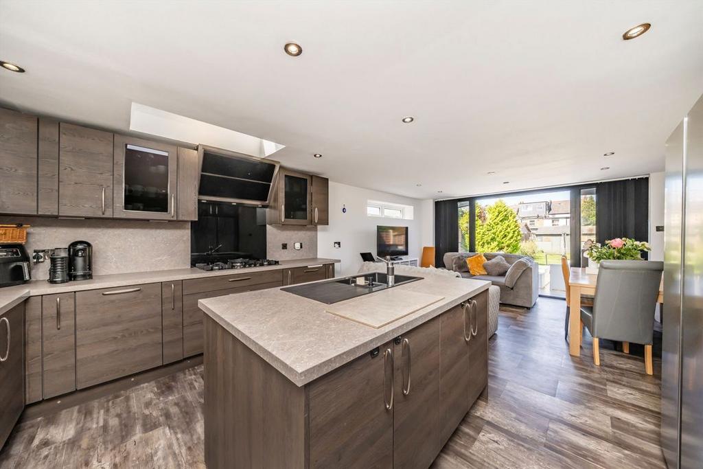 Open-plan living area, open plan living