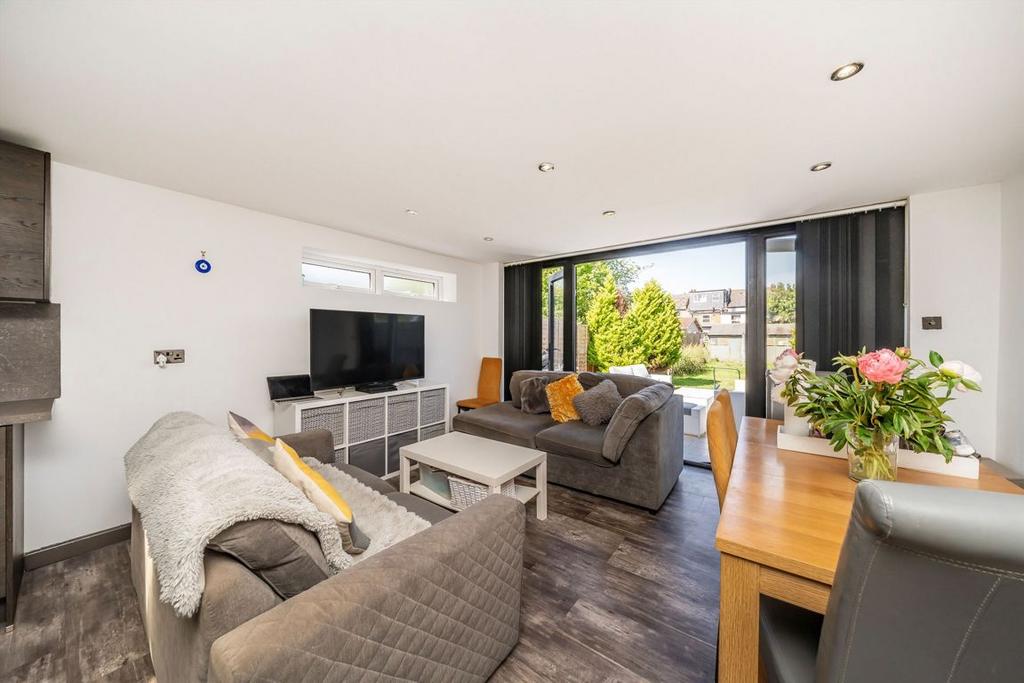 Open-plan living area, open plan living