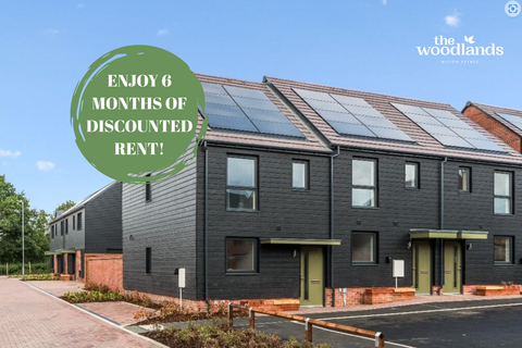 2 bedroom terraced house to rent, Plot 13  Charnwood Cricle, Hazlewood at The Woodlands, Wildacre Road, Rooks Corner  MK5