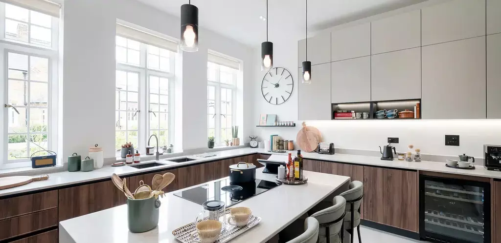 Kitchen, open plan living