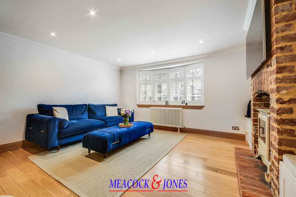 Living room, fireplace