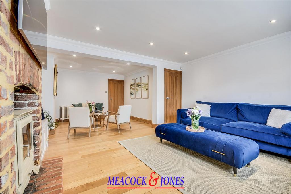 Living room, fireplace