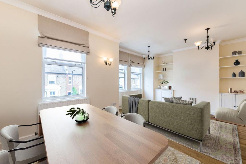 Open-plan living area, open plan living