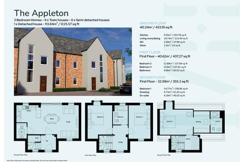 3 bedroom semi-detached house to rent, The Appleton - Frank Cliffe Way, Middlewich, CW10