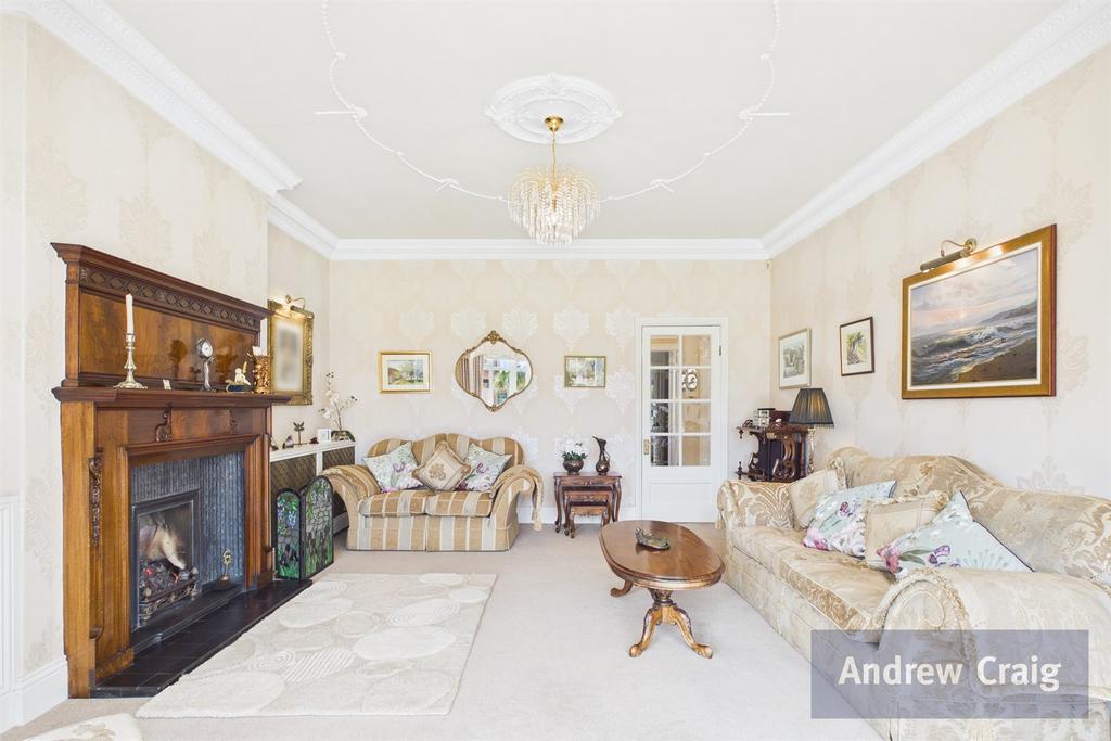 Living room, fireplace