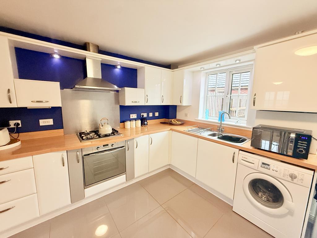 Open-Plan Living Area and Kitchen