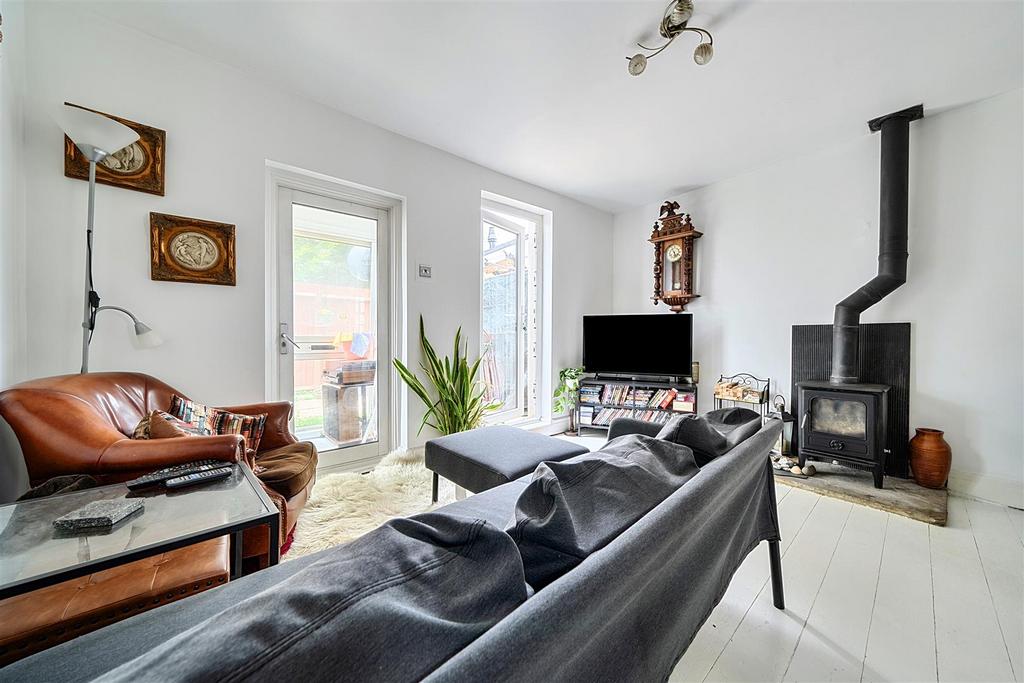 Living room, fireplace
