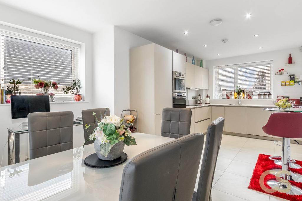 Open-plan living area, open plan living