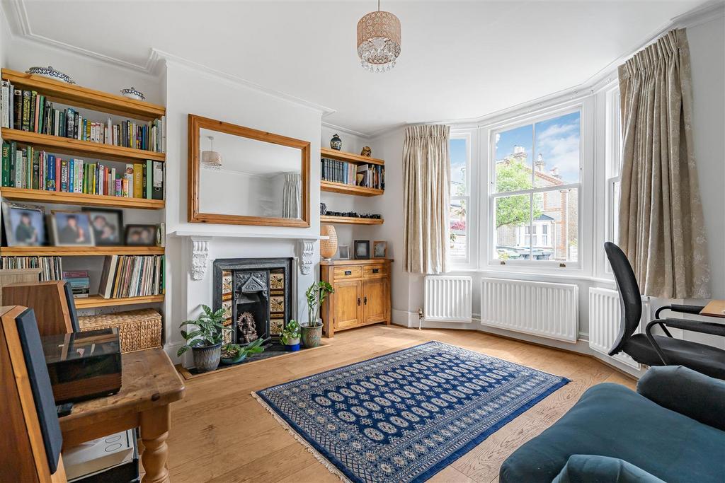 Living room, fireplace