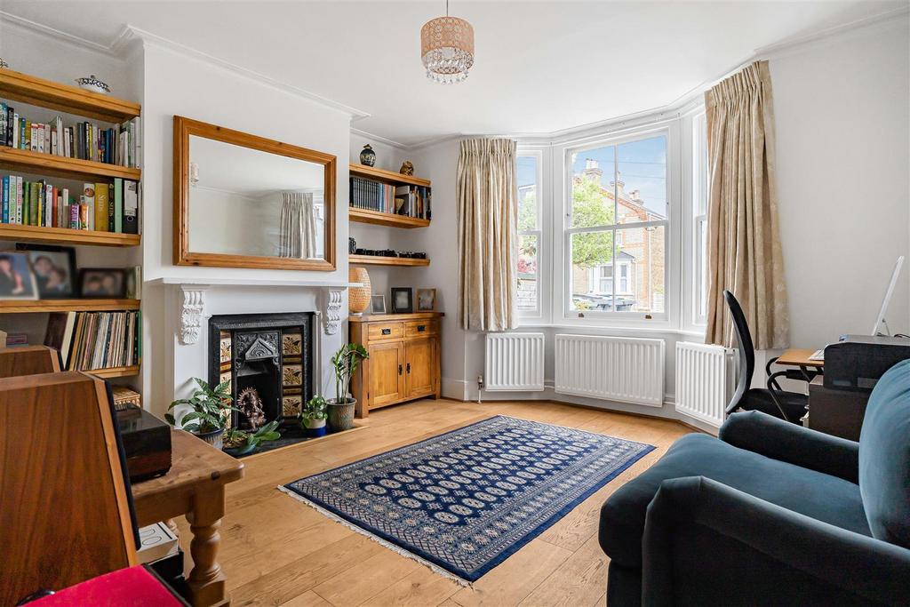 Living room, fireplace