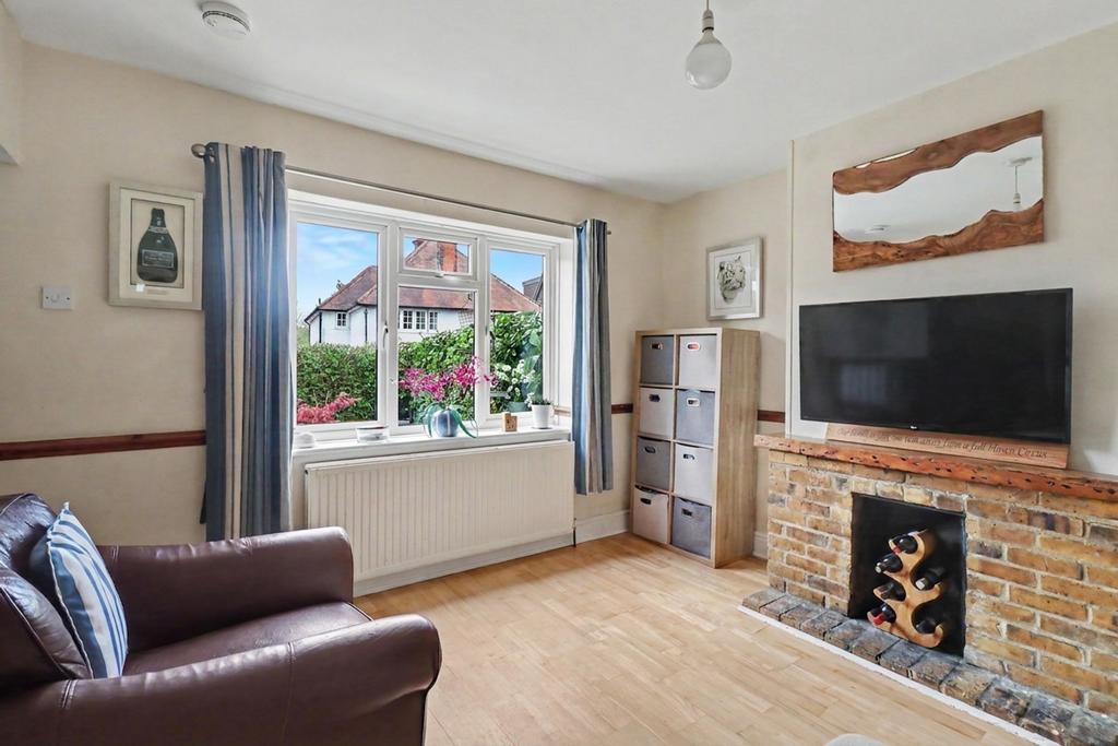 Living room, fireplace