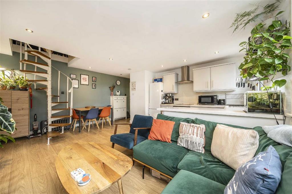 Open-plan living area, open plan living