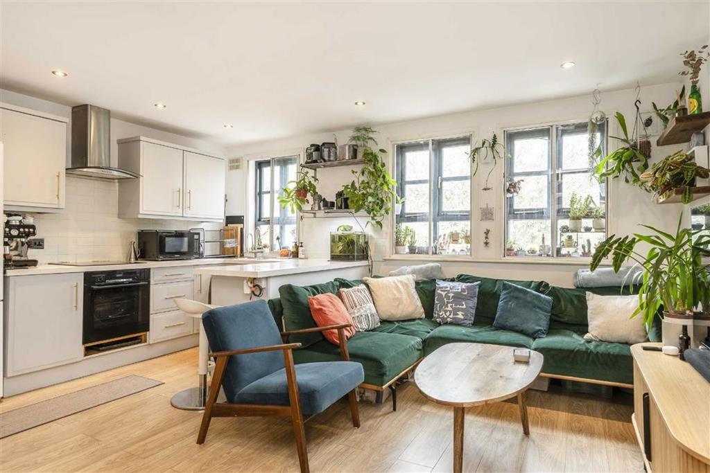 Open-plan living area, open plan living