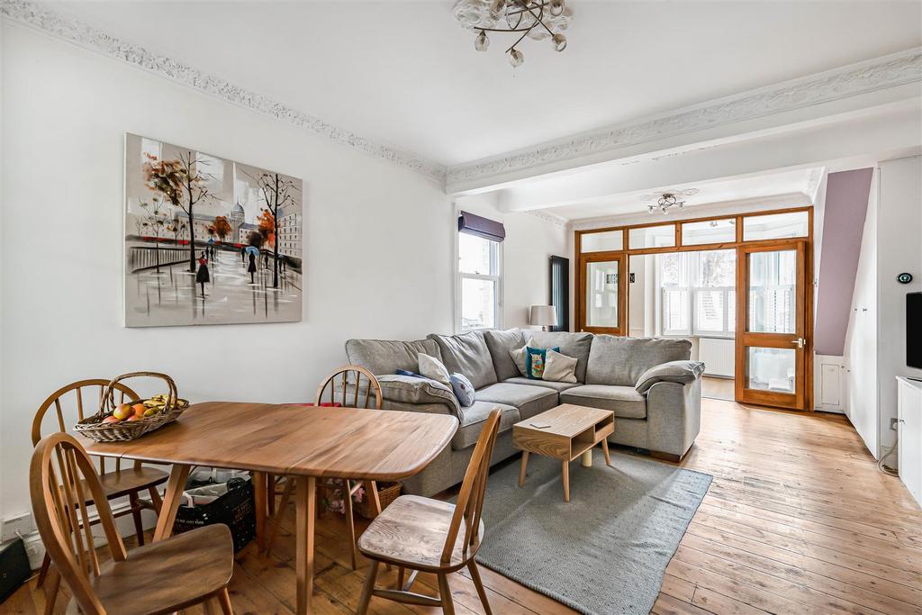 Open-plan living area, open plan living