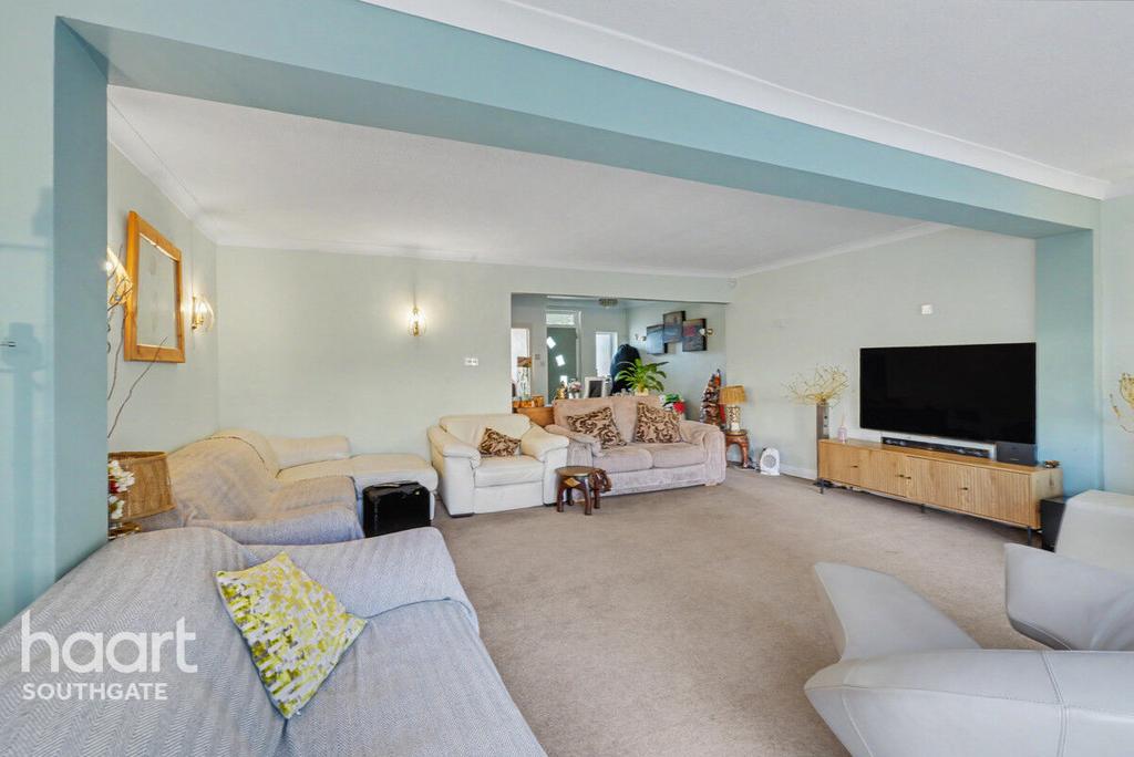 Open-plan living area, open plan living