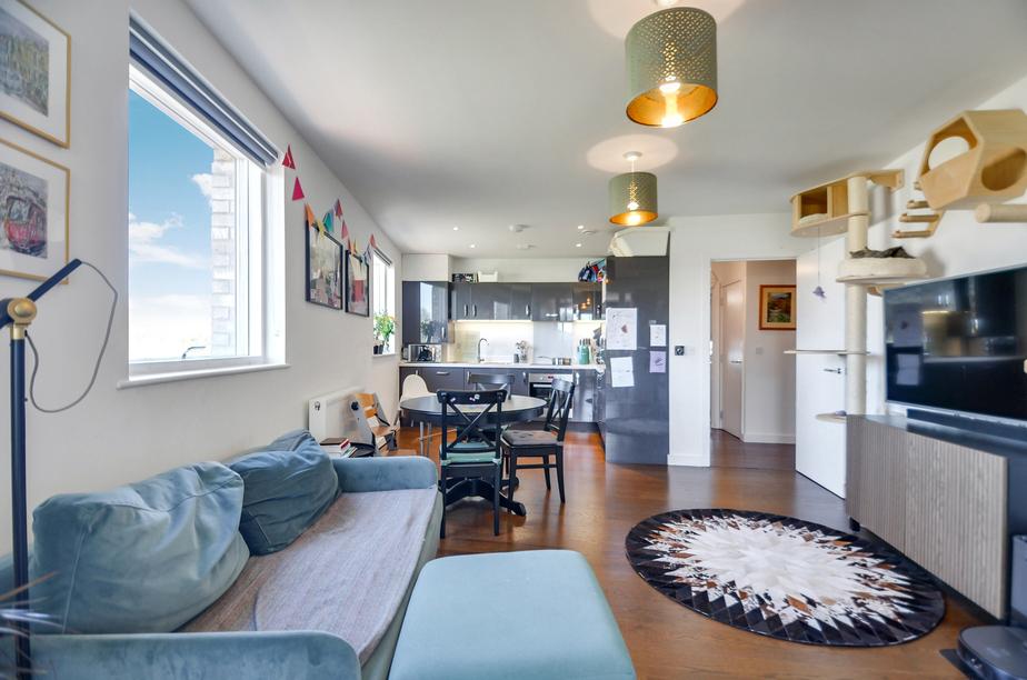 Open-plan living area