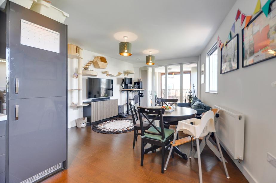 Open-plan living area