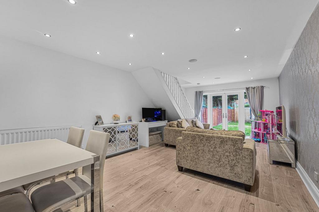 Open-plan living area, open plan living