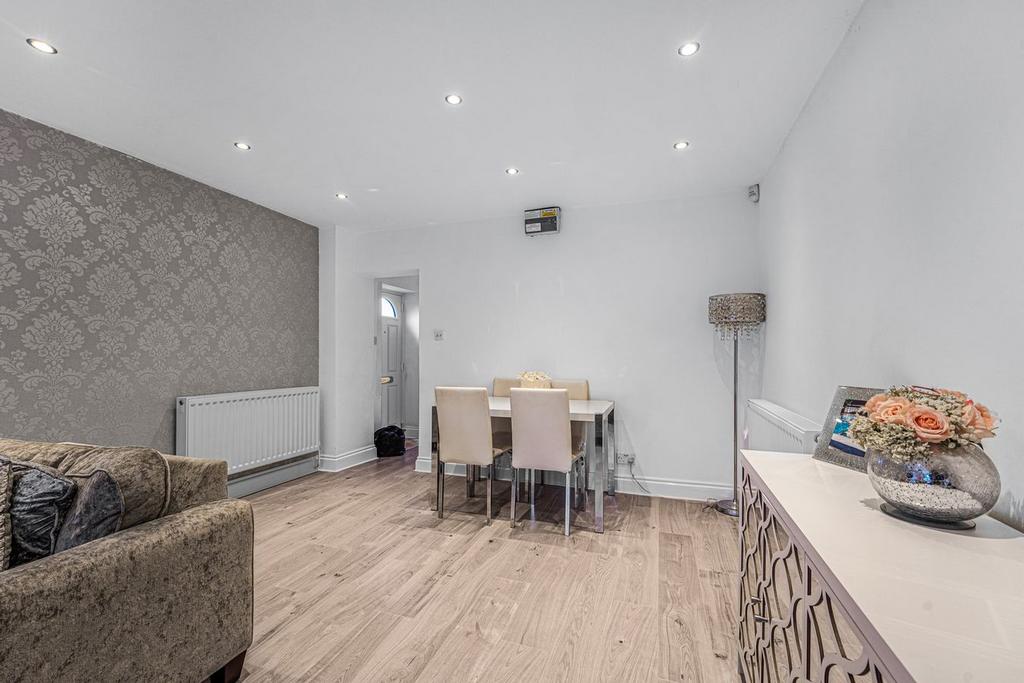 Open-plan living area, open plan living