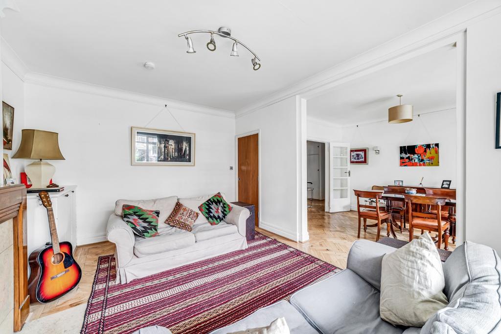 Open-plan living area, open plan living