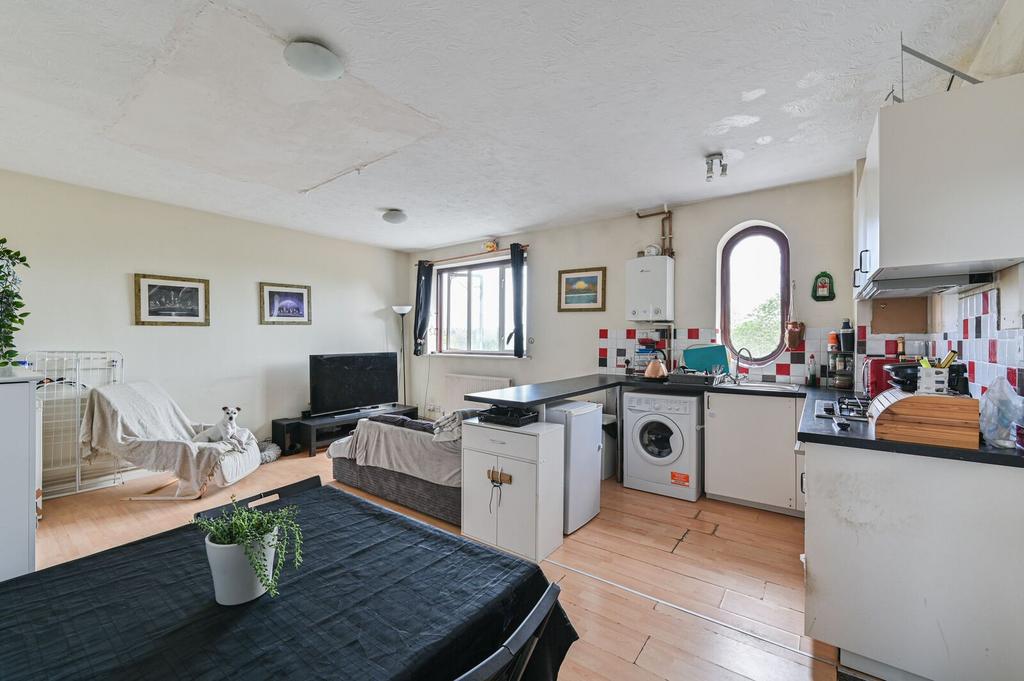 Open-plan living area, open plan living