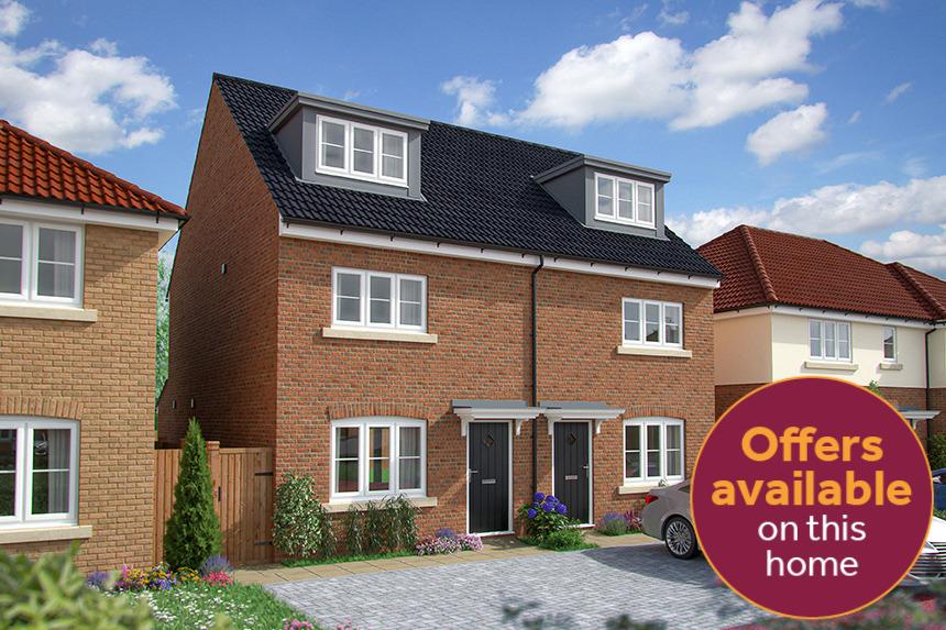 Plot 164, The Tulip at Summerville Meadows, Land at Summerville Farm TS19, Stockton-on-Tees