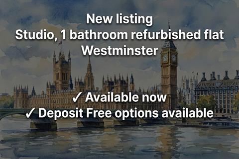 Studio to rent, Vauxhall Bridge Road