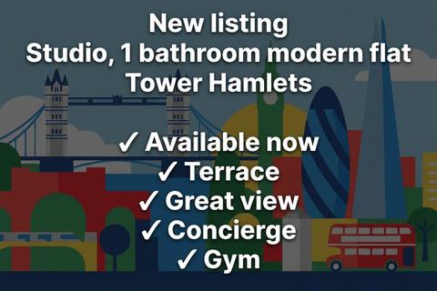 Studio to rent, Baltimore Wharf