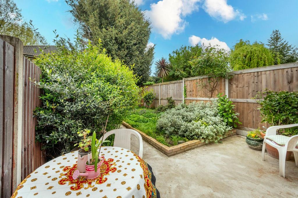 Patio view, garden