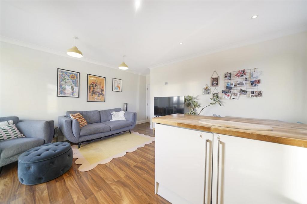 Open-plan living area, open plan living