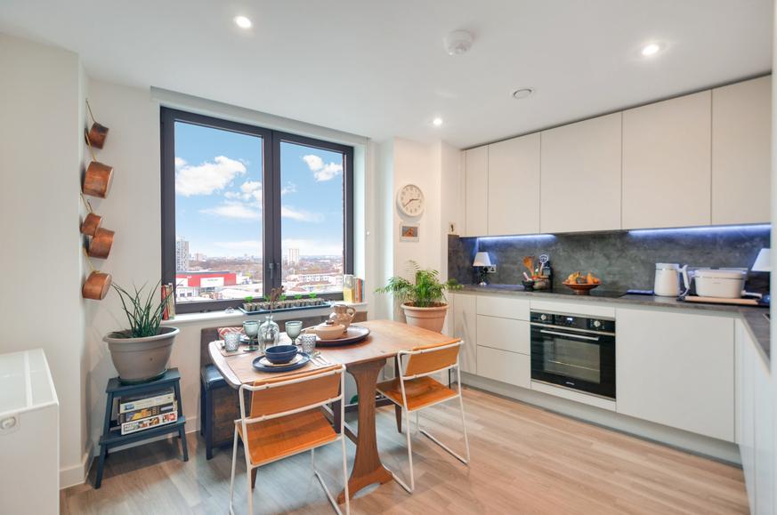 Open-plan living area