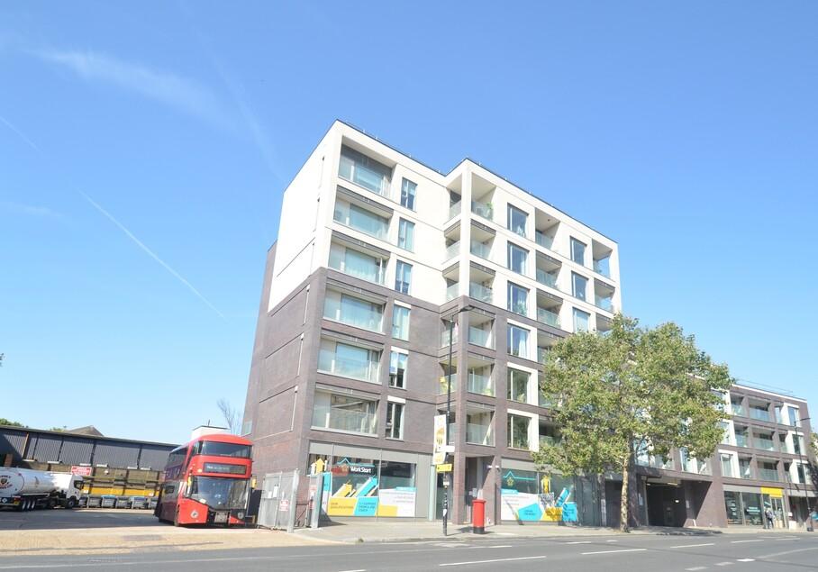Apartment building facade, block of apartments