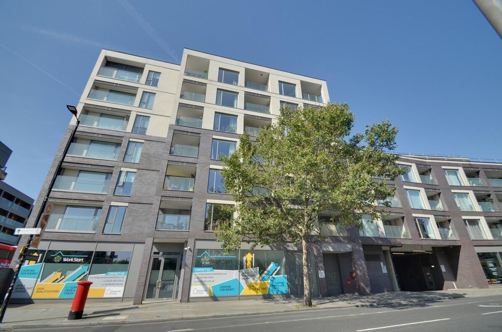 Apartment building facade, block of apartments