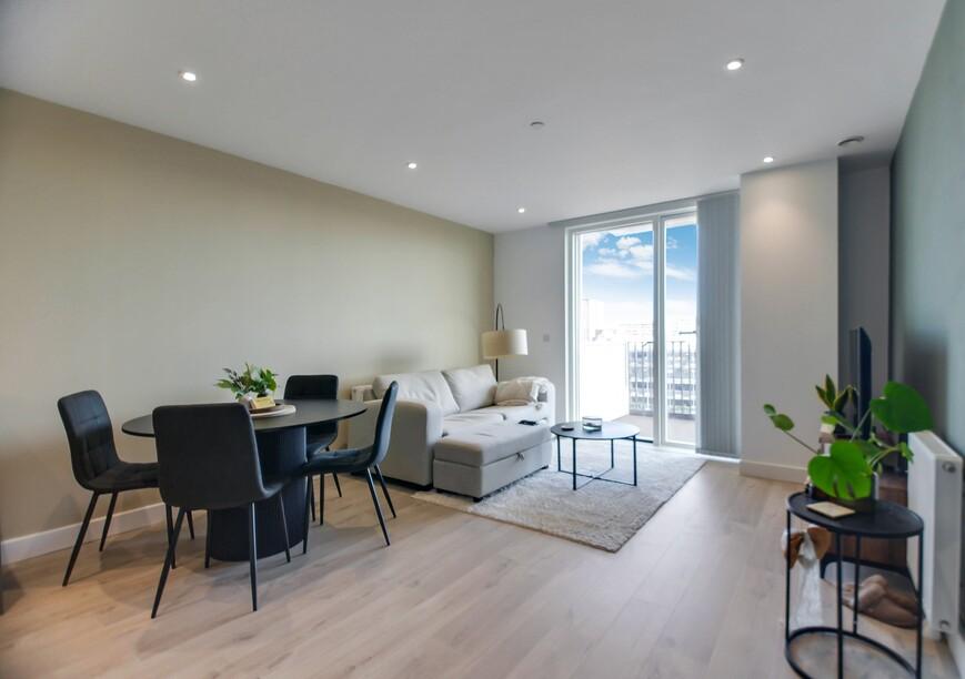 Open-plan living area