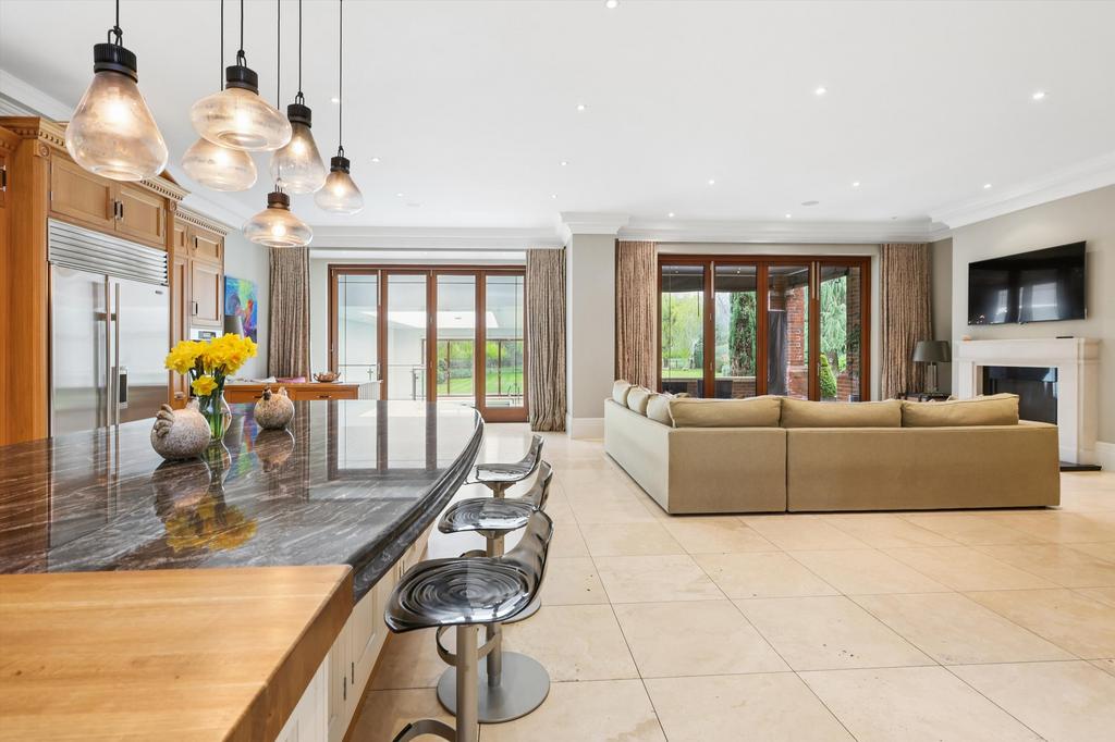 Open-plan living area